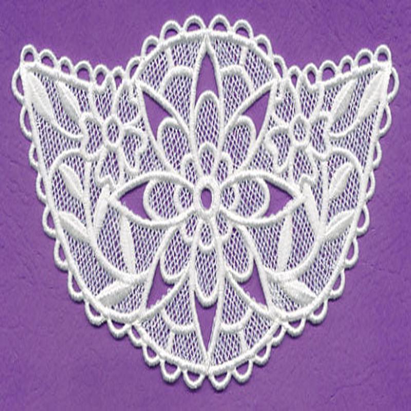 Floral Fashions Necklace (Lace)