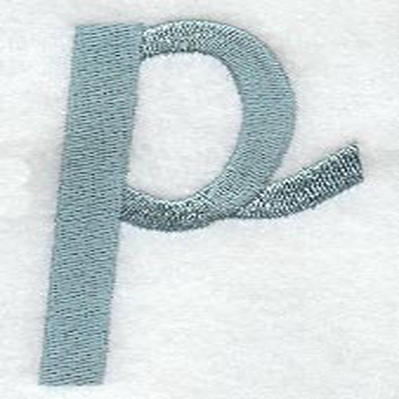 Flair Script Lower Case Letter p (3 Inch)