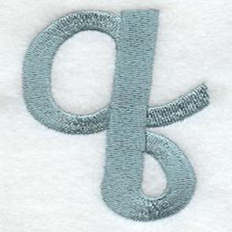 Flair Script Lower Case Letter q (3 Inch)