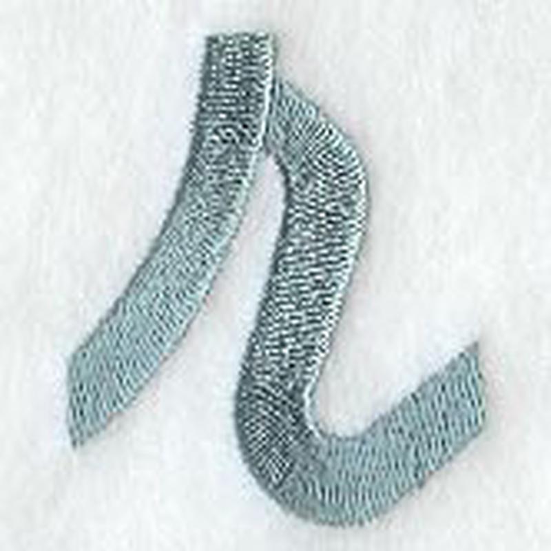 Flair Script Lower Case Letter r (3 Inch)
