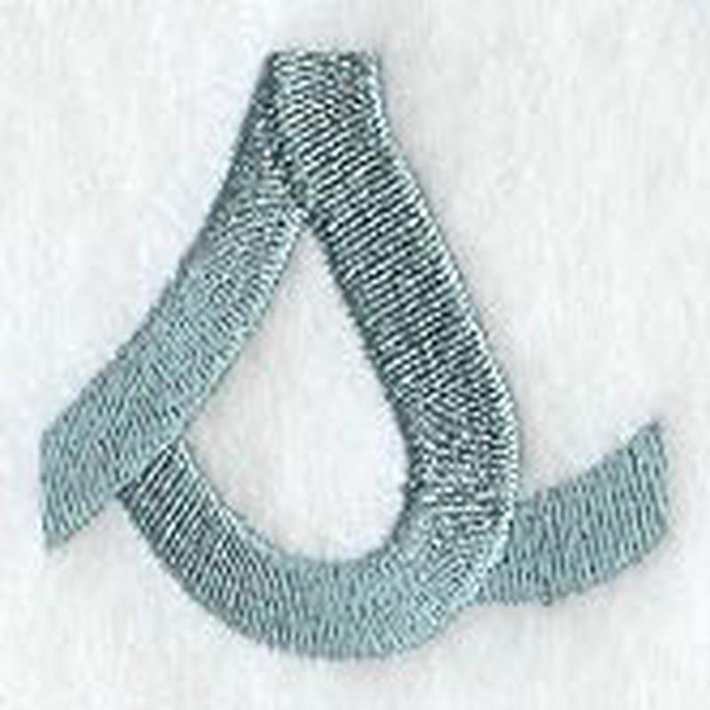 Flair Script Lower Case Letter s (3 Inch)