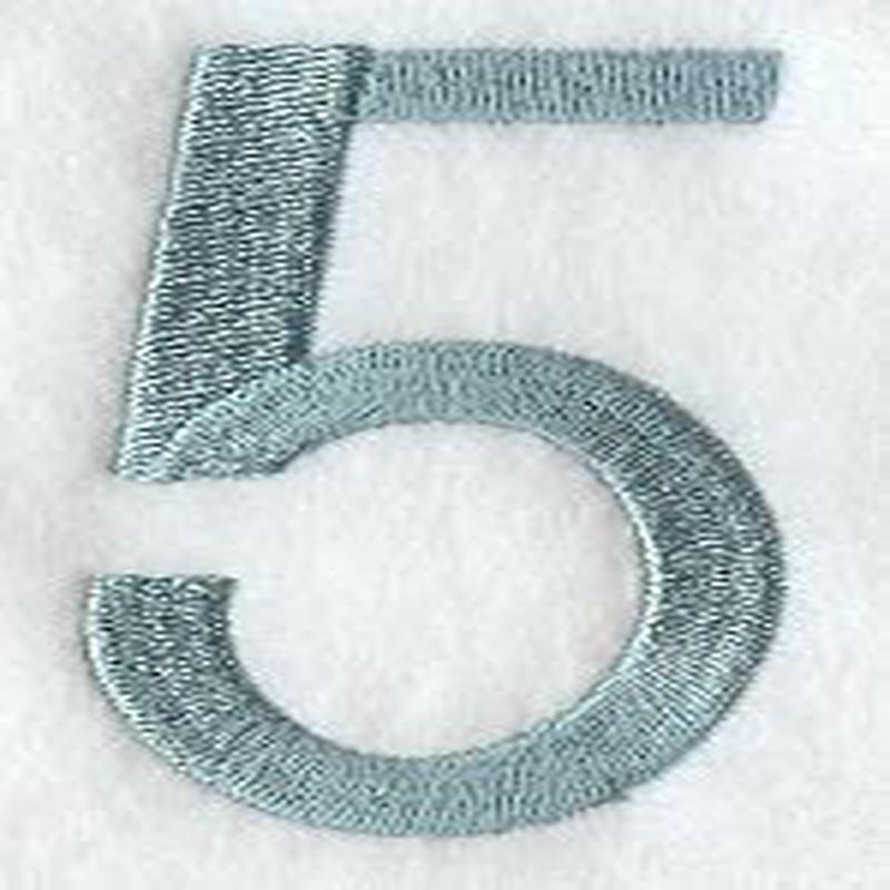 Flair Script Number 5 (3 Inch)