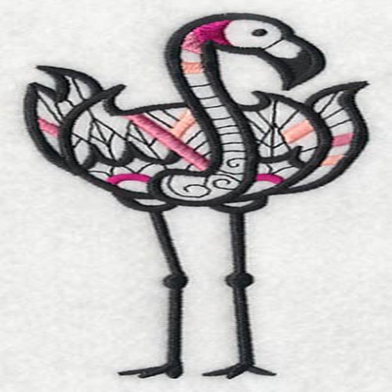 Flamingo 2 (Blackwork)