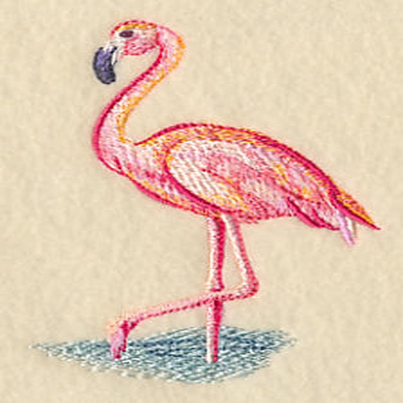 Flamingo in Watercolor