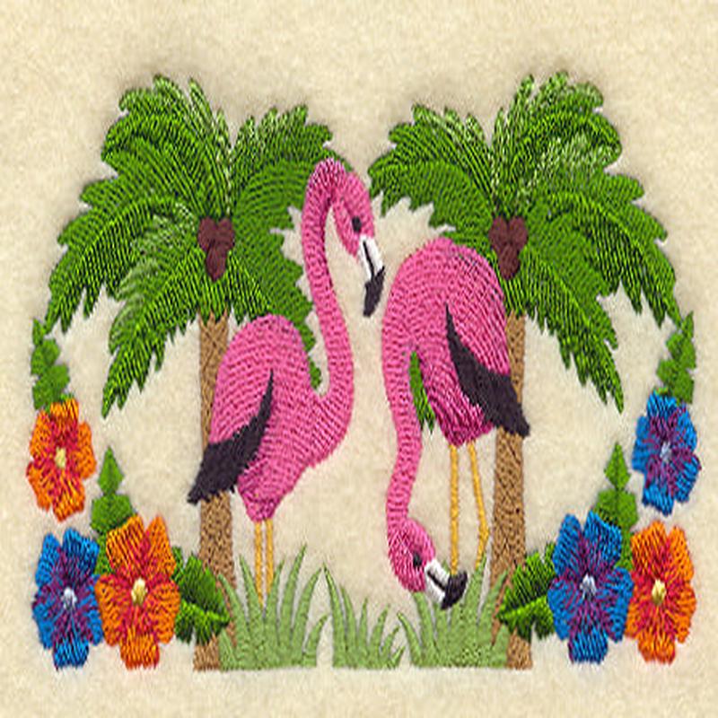 Flamingo Pair