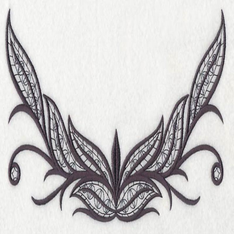 Fleur de Flames Neckline (Crewneck)