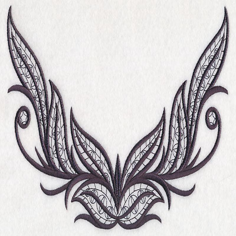 Fleur de Flames Neckline (V-Neck)