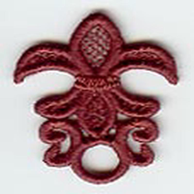 Fleur de Lis Charm (Lace)