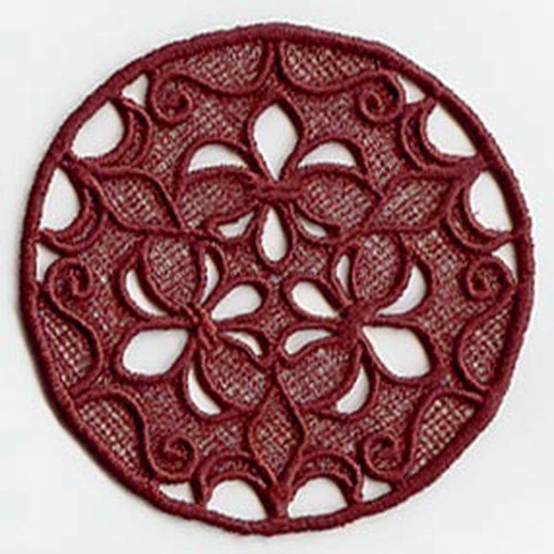 Fleur de Lis Coaster (Lace)