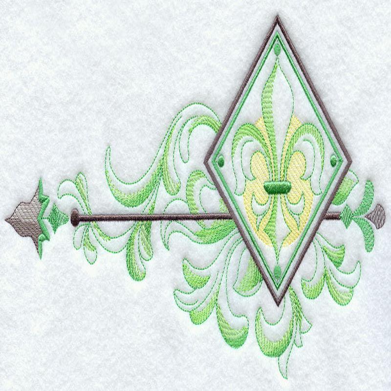 Fleur De Lis in Diamond