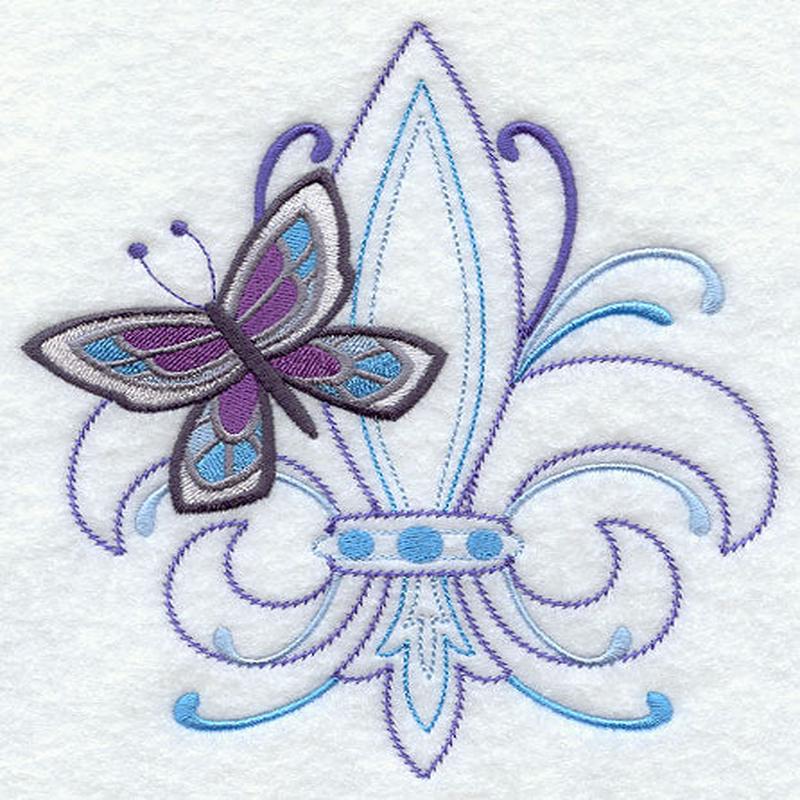 Fleur-de-lis in Flight