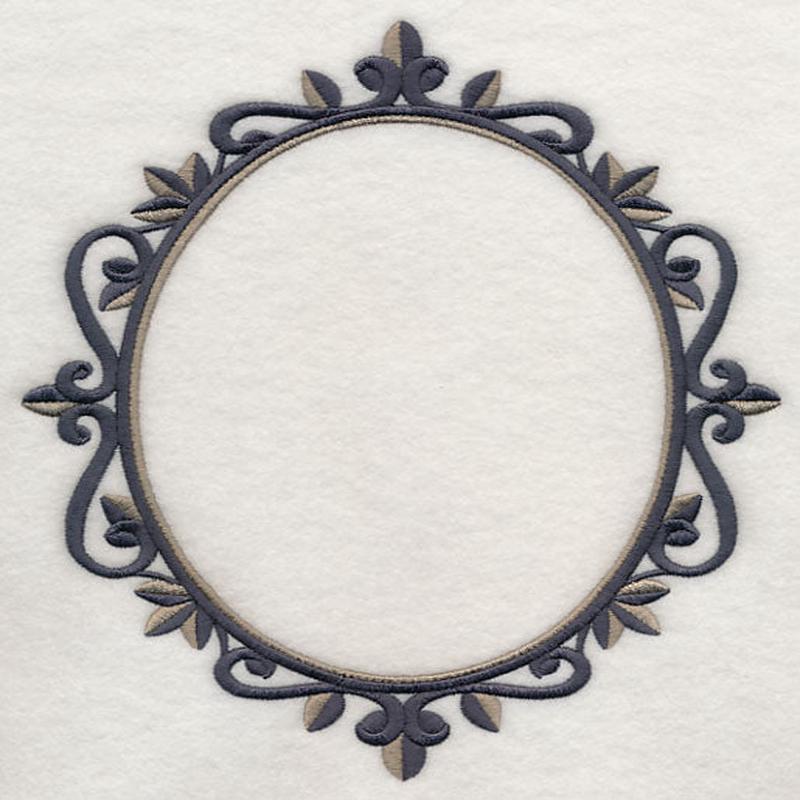 Fleur de Lis Monogram Frame