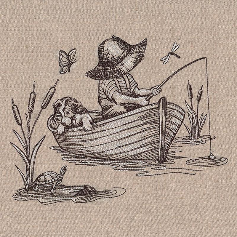 Fisherman Fred on the Water