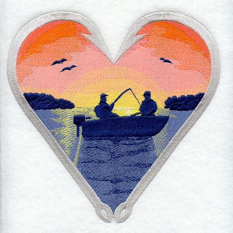 Fishhook Heart - Fishing Boat