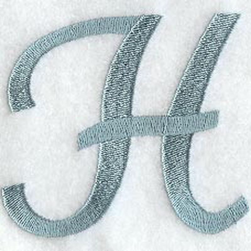 Flair Script Letter H (3 Inch)