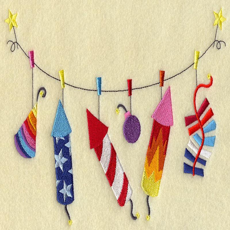 Fireworks Clothesline