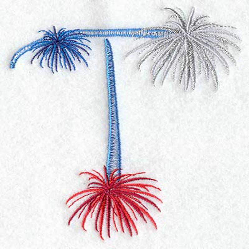 Fireworks Letter T - 5 inch