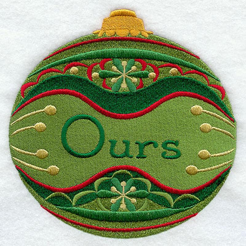 Festive Ornament - Ours