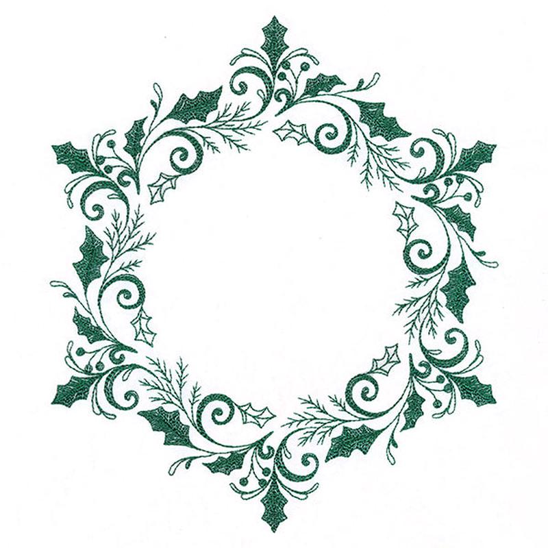 Festive Swirls Wreath