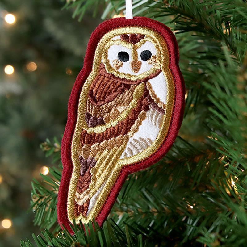 Festive Woodland Ornaments - Owl