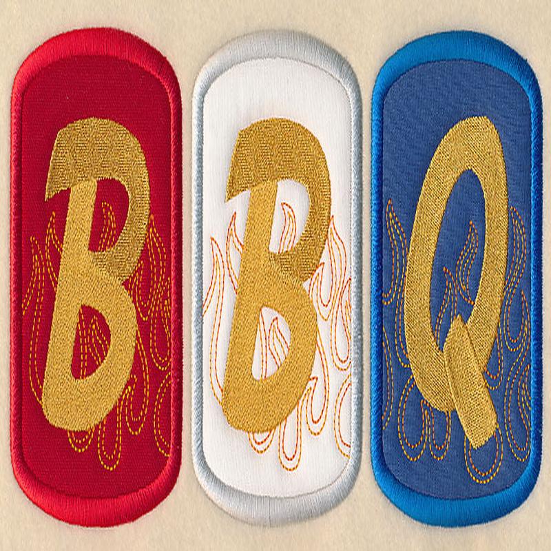 Fiery BBQ (Applique)