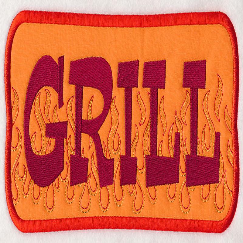 Fiery Grill (Applique)