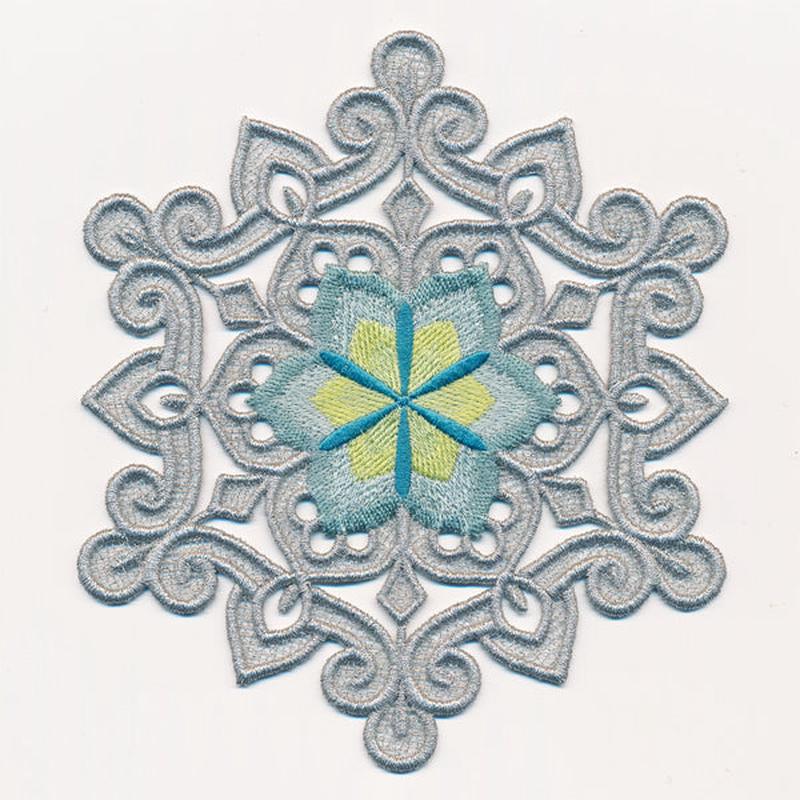 Fig Blossom Snowflake (In-the-Hoop)