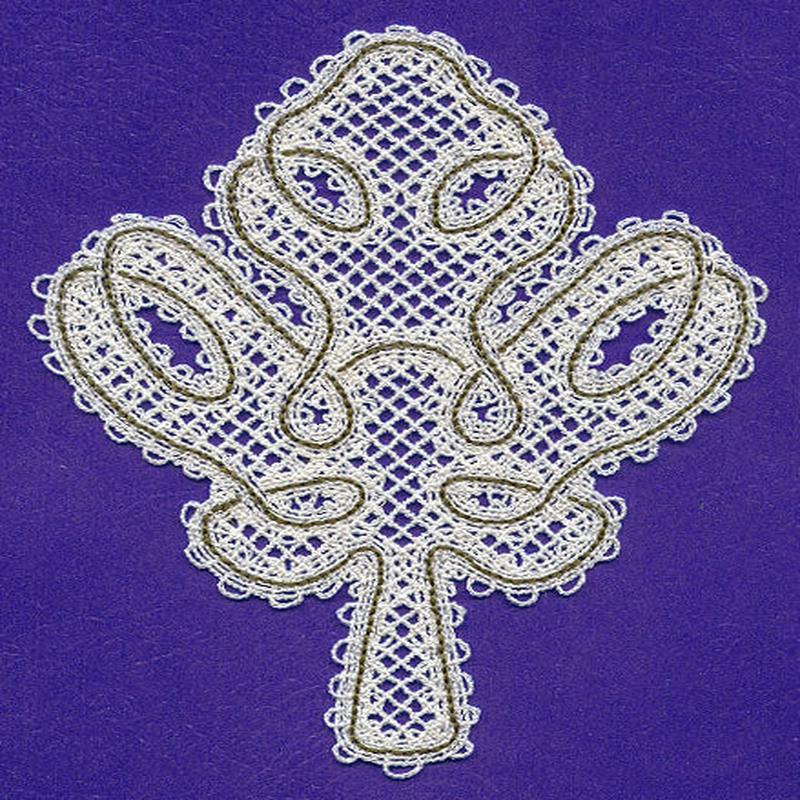 Fig Leaf (Battenburg Lace)