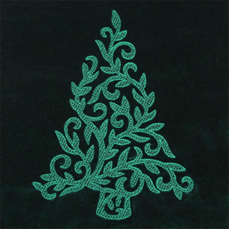 Filigree Christmas Tree (Embossed)