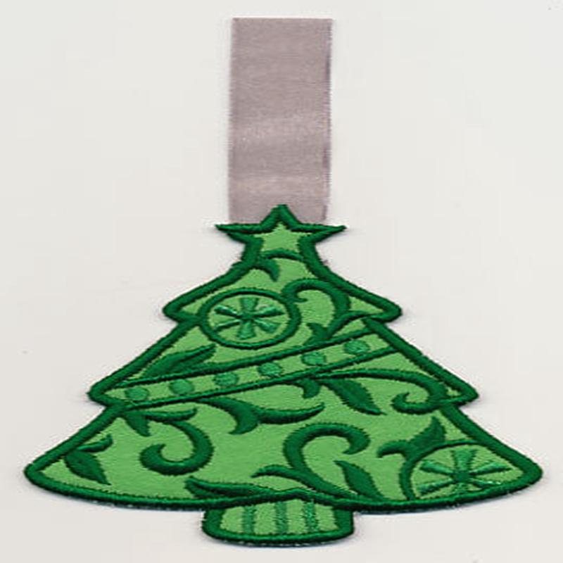 Filigree Christmas Tree Ornament (In-the-Hoop)