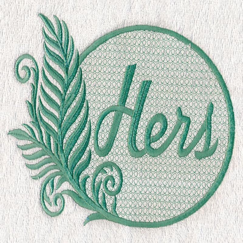 Ferns - Hers (Embossed)