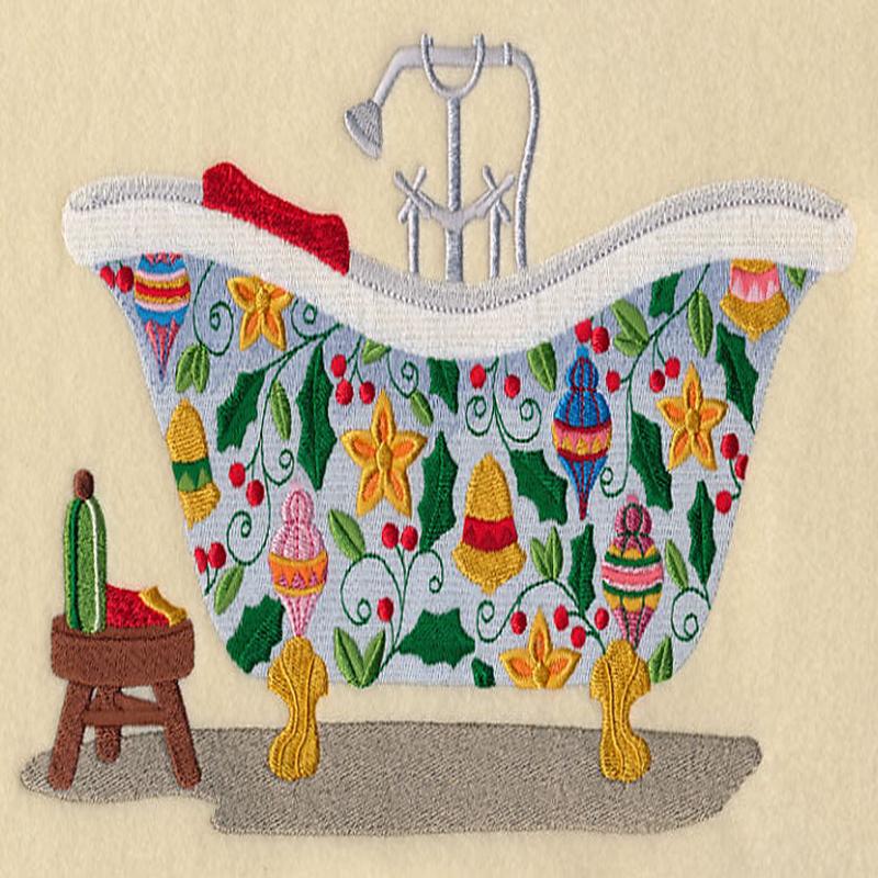Festive Bathtub