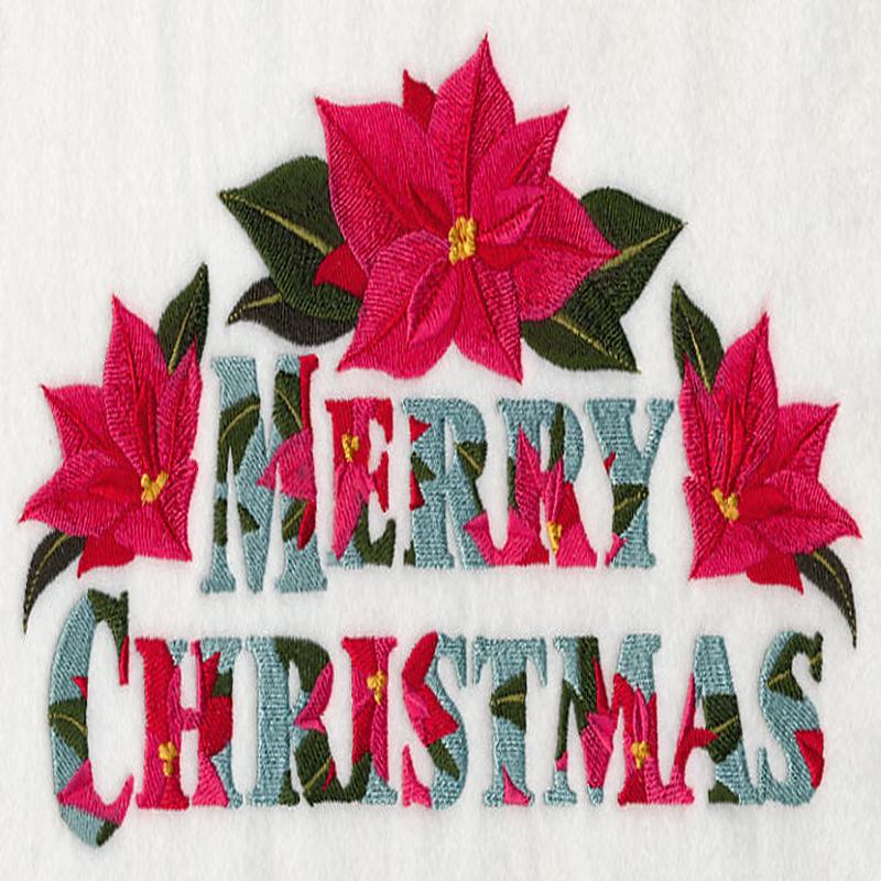 Festive Florals - Merry Christmas