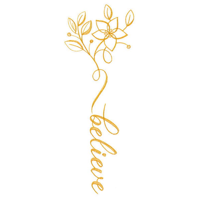 Festive Flourishes Calligraphy - Believe