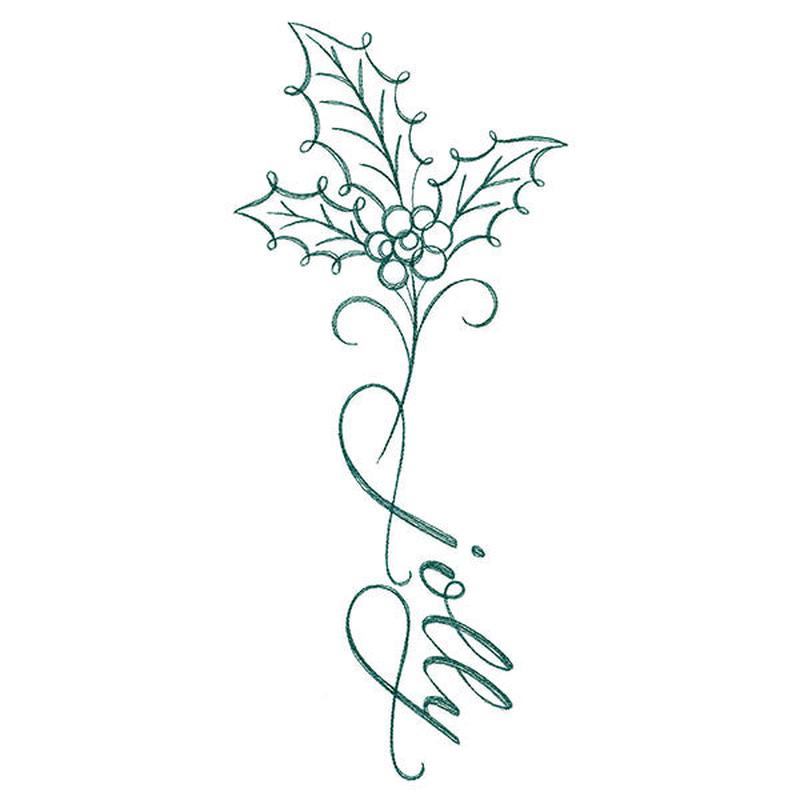 Festive Flourishes Calligraphy - Jolly