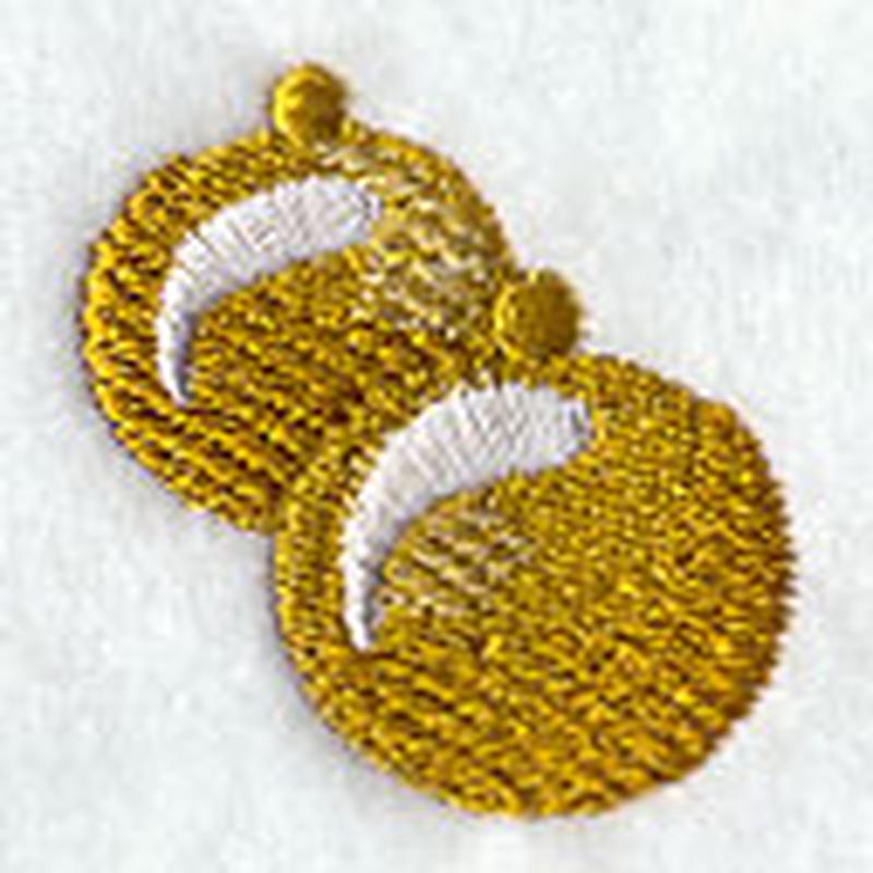 Festive Gold Ornaments