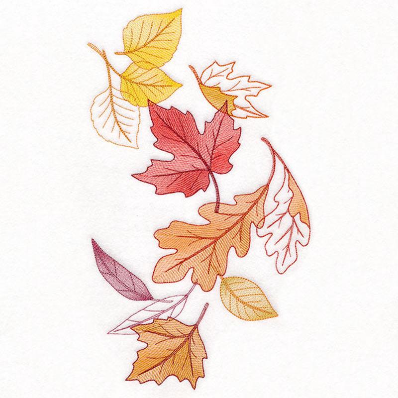 Festive Harvest Leaf Feature