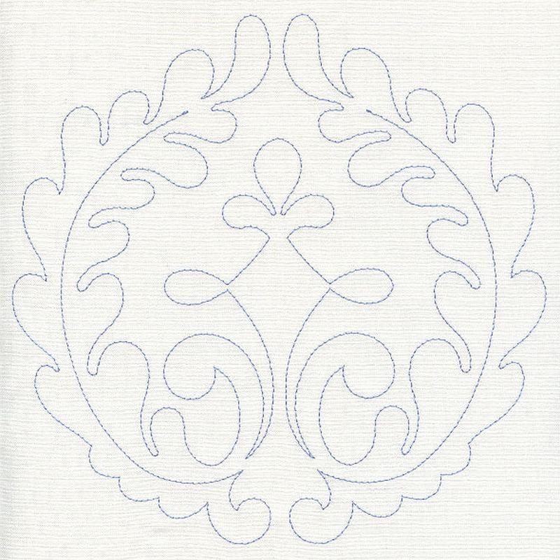 Feather Quilting Laurel Circle (Single Run)