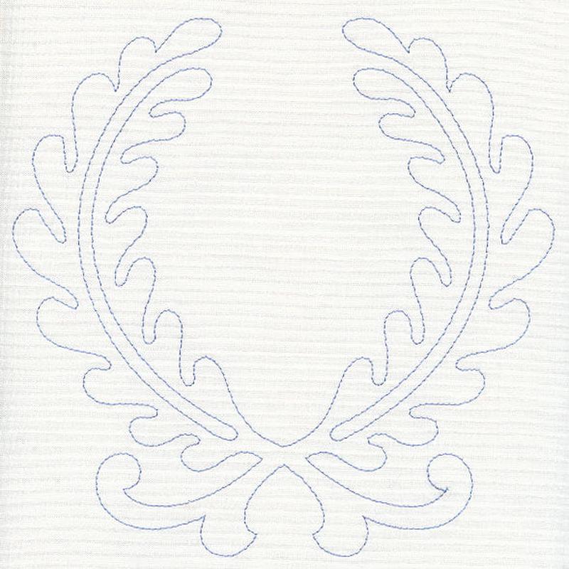Feather Quilting Laurels (Single Run)