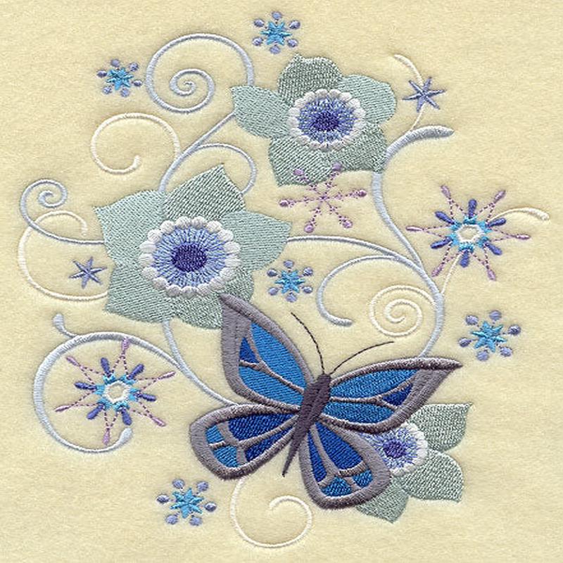 Feliz Flutterby Wintry Rose