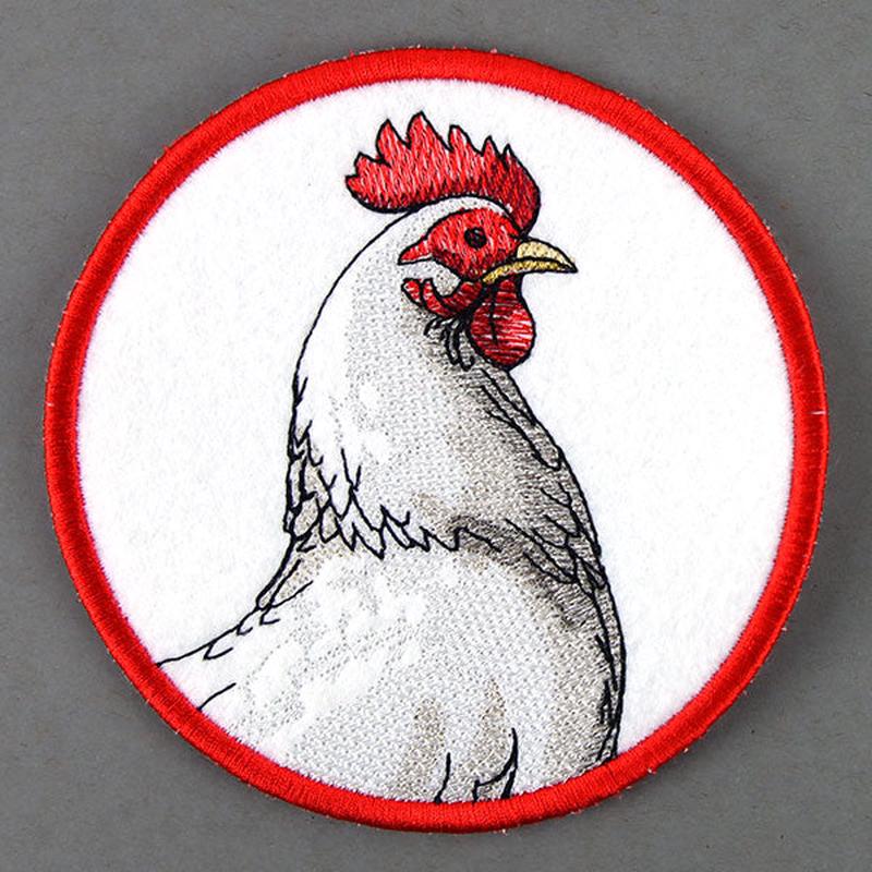 Farmhouse Chicken Coaster (In-the-Hoop)