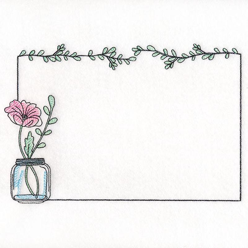 Farmhouse Flowers Quilt Label