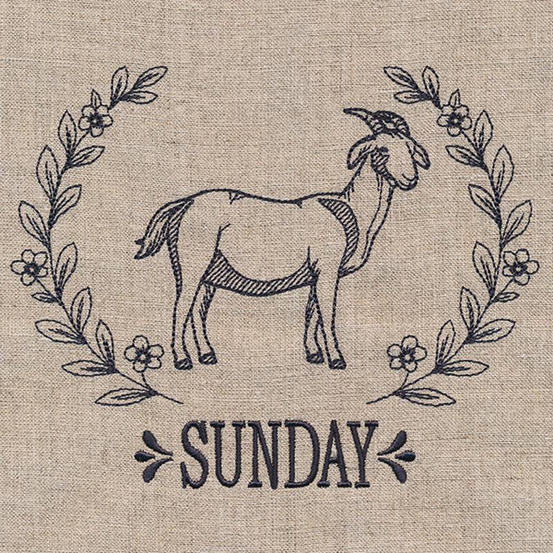 Farmhouse Goat on Sunday