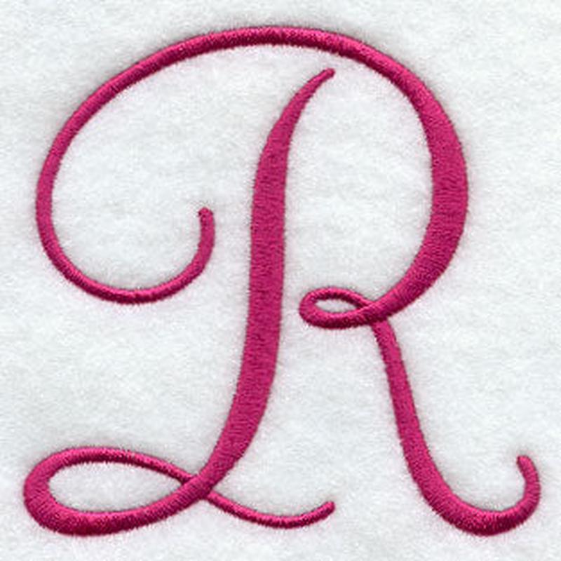 Fancy Flourish Capital Letter R - 4 Inch