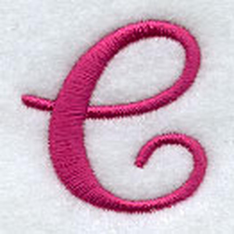 Fancy Flourish Lower Case e - 4 Inch