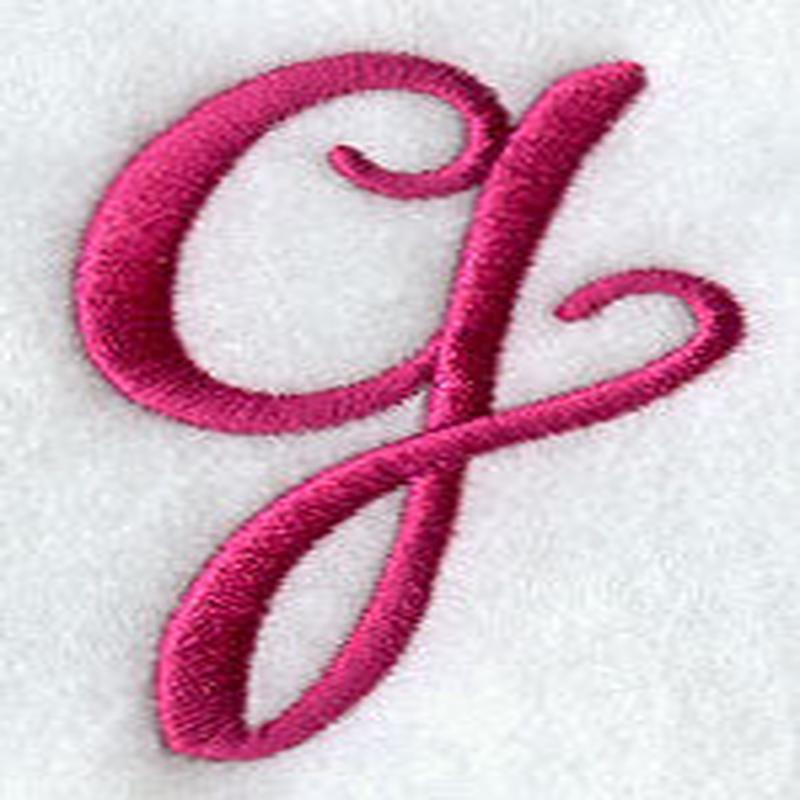 Fancy Flourish Lower Case g - 4 Inch