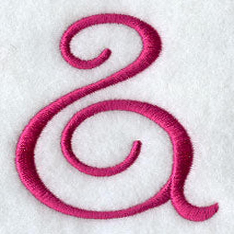 Fancy Flourish Punctuation Ampersand - 4 Inch