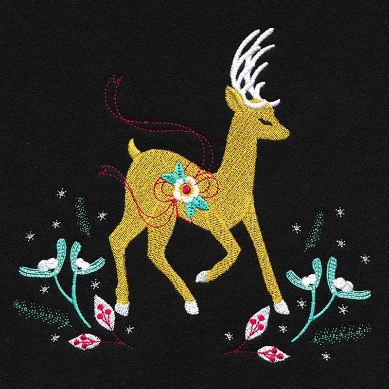 Fancy Frolicking Reindeer 3