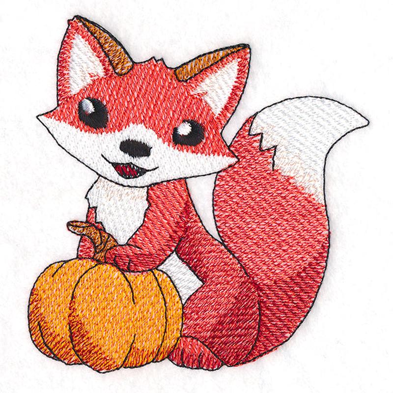 Fantastic Fox with Pumpkin