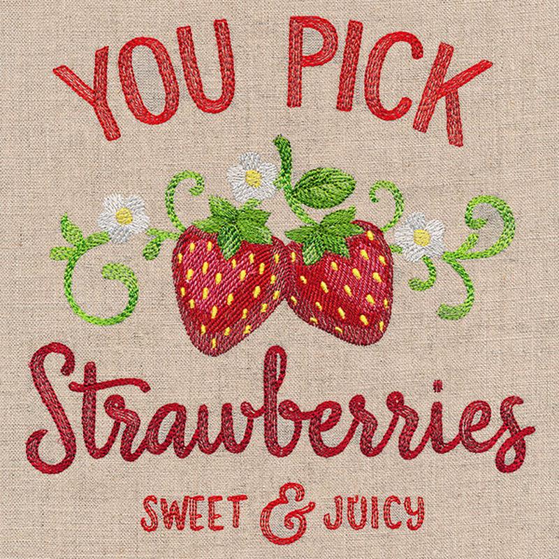 Farm Fresh Sign - Strawberries